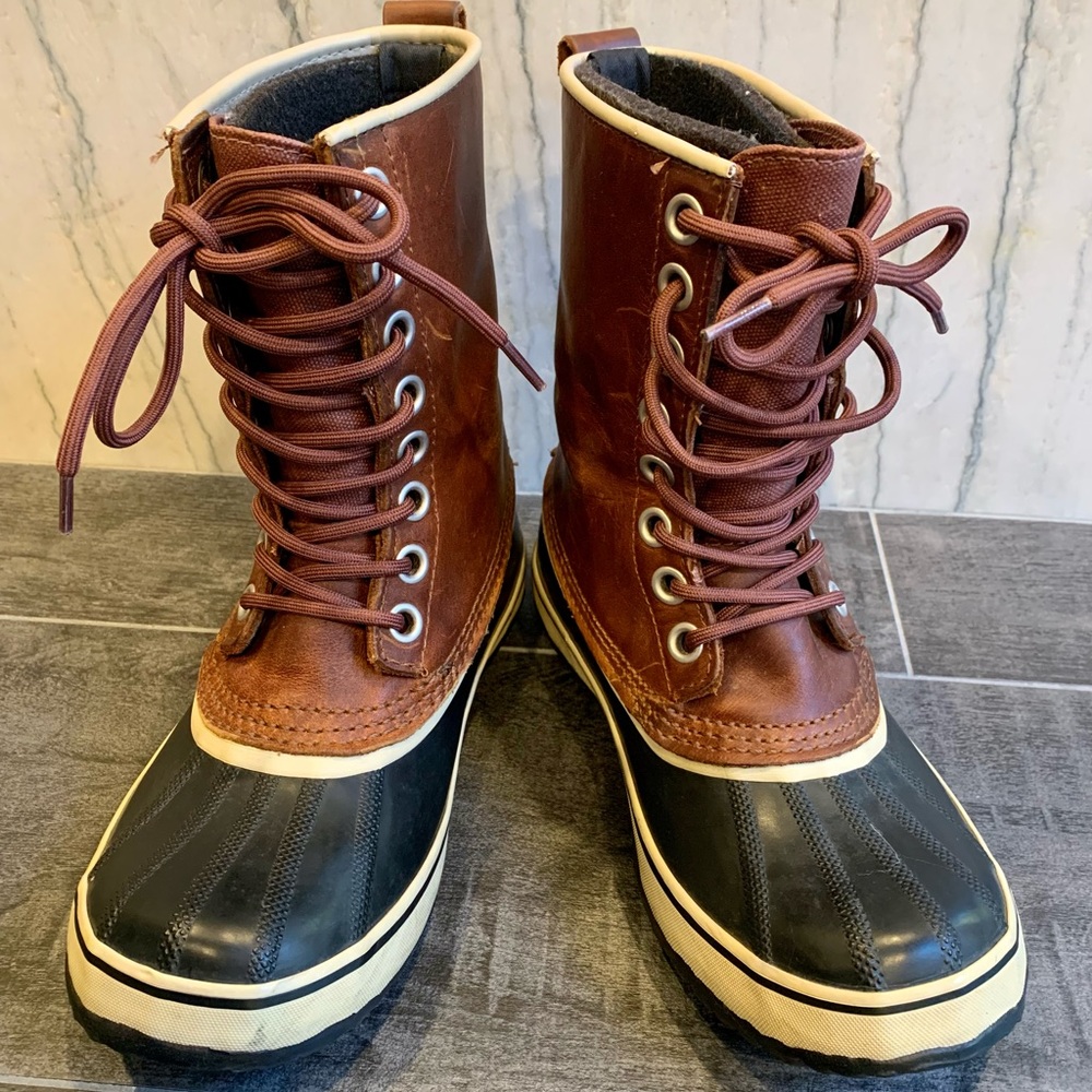 Sorel 1964 LTR Premium Winter Boots, Size 7 Brown/Cappucino